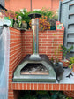 Forno de pizza para exterior Brasa preto