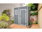 Abrigo de Jardim Resina Cinzento Monopente com Soalho 1,6m² Premium Keter