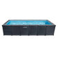 Piscina Graphite Retangular INTEX – 6,00 x 3,00 x 1,24m – Design Antracite