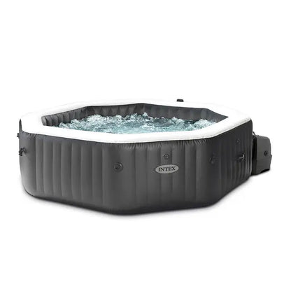 Spa Insufável INTEX PureSpa Carbone – 6 Pessoas – 6 Jets + 140 Bolhas – Wi-Fi – Sal