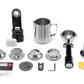 Cafetera Express Sage Dual Boiler SES920BSS4EEU1, 2200 W, 15 bar, 2,5 L, 2 Tazas, Pantalla LCD, Acero Inoxidable