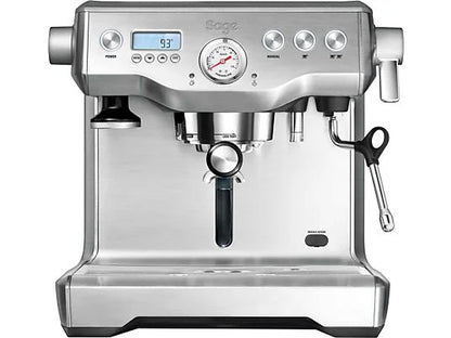 Cafetera Express Sage Dual Boiler SES920BSS4EEU1, 2200 W, 15 bar, 2,5 L, 2 Tazas, Pantalla LCD, Acero Inoxidable