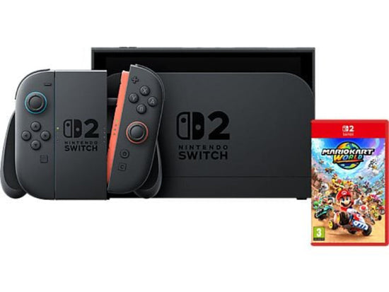 Consola Nintendo Switch 2, 7,9" Full HD HDR 120 Hz, 256 GB, Joy-Con 2, Azul/Vermelho + Mario Kart World (Digital)