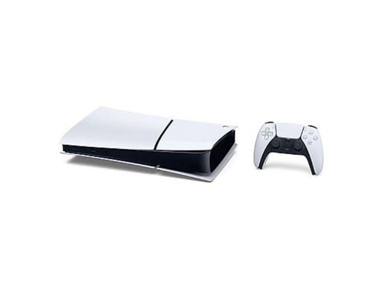 Consola PS5 Sony PlayStation 5 Slim Edição Digital Chassis D, 1 TB, Branco