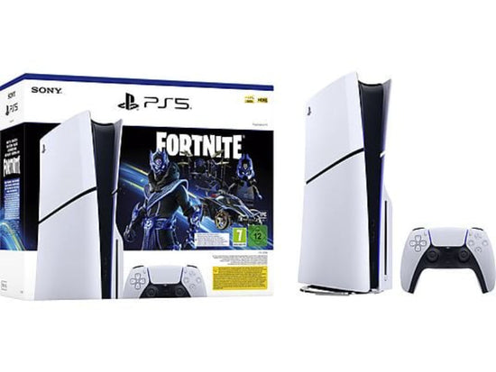 Consola PS5 Sony PlayStation 5 Slim Fortnite, 1 TB, Branco