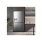 Frigorífico Americano Hisense RS818N4TIE1, 636 L, Total No Frost, Dispensador sem Ligação à Rede, Classe E, Inox
