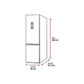 Frigorífico Combinado Bosch KGN397ICT, 363 L, Total No Frost, VitaFresh XXL, 203 cm, Classe C, Inox