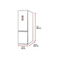 Frigorífico Combinado Bosch KGN397ICT, 363 L, Total No Frost, VitaFresh XXL, 203 cm, Classe C, Inox