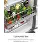 Frigorífico Combinado Haier 3D 60 Série 3 A3FE737CGJ, 371 L, Total No Frost, Classe E, Inox