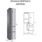 Frigorífico Combinado Haier 3D 60 Série 3 A3FE737CGJ, 371 L, Total No Frost, Classe E, Inox