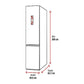 Frigorífico Combinado Haier 3D 60 Série 3 A3FE737CGJ, 371 L, Total No Frost, Classe E, Inox