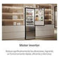 Frigorífico Combinado Haier 3D 60 Série 5 HTW5618CNMG, 360 L, Total No Frost, Classe C, Inox