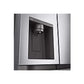 Frigorífico Americano LG GSLV71PZTD, 635 L, Total No Frost, Classe D, Dispensador sem Ligação à Rede, Inox