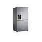 Frigorífico Americano LG GSLV71PZTD, 635 L, Total No Frost, Classe D, Dispensador sem Ligação à Rede, Inox