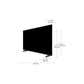 Haier H55K85FUX TV 4K UHD 55 Polegadas Preto | Google TV | Design Sem Moldura | Som 30 W