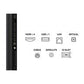 TV TCL 65C6K Mini LED Preto, 65 Polegadas 4K UHD | 144Hz Gaming Dolby Vision Atmos