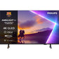 Philips Ambilight 43PUS8510/12 QLED Preto Mate, TV 4K UHD 43 Polegadas | Titan OS Dolby Atmos
