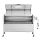 Churrasqueira Giratória VEVOR 38W em Inox para Porco e Cordeiro 60kg