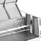 Churrasqueira Giratória VEVOR 38W em Inox para Porco e Cordeiro 60kg