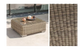 Conjunto de Jardim 6 Lugares em Resina Trançada Mel MONTMARTRE