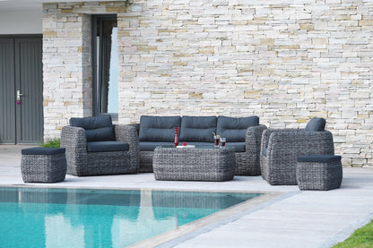 Conjunto de Jardim em Resina Trançada 7 Lugares BAHAMAS – Paris Garden