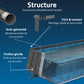 Piscina Exterior 5,50m x 2,7m x 1,2m Power Steel™ Bestway + Acessórios