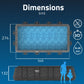 Piscina Exterior 5,50m x 2,7m x 1,2m Power Steel™ Bestway + Acessórios